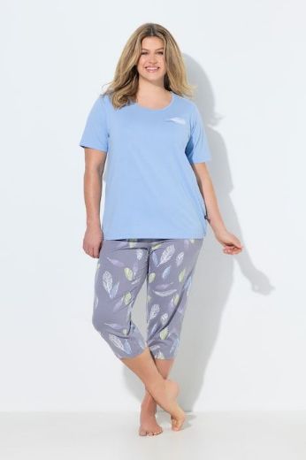 Plus size veliki brojevi Pidžama kratkih rukava i dugih nogavica za punije