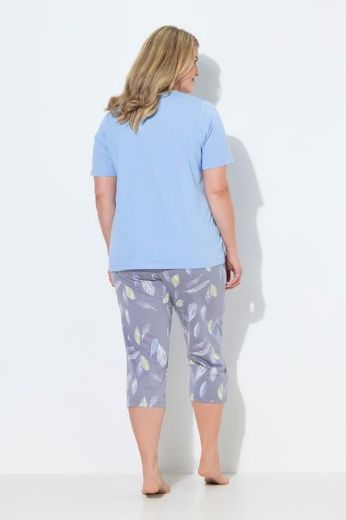Plus size veliki brojevi Pidžama kratkih rukava i dugih nogavica za punije