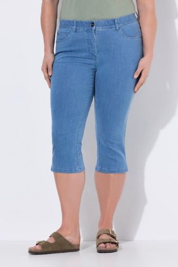 Plus size veliki brojevi Hlače traper pamučne za punije