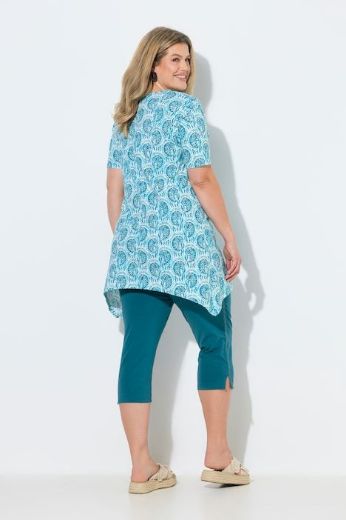 Plus size veliki brojevi Majica kratkih rukava pamučna dužeg kroja za punije