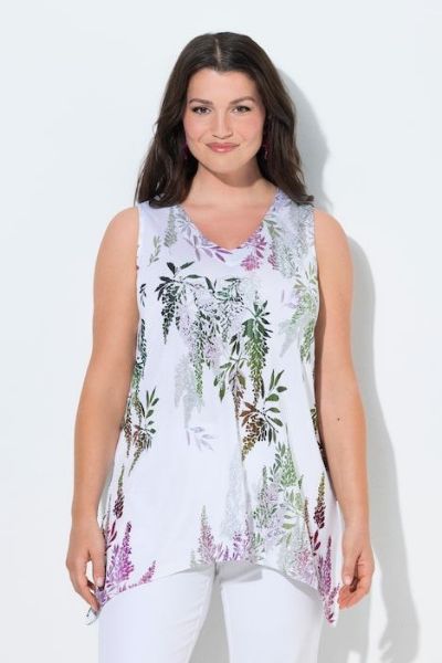 Veliki brojevi Majica bez rukava A kroja moda za punije