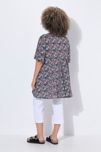 Plus size veliki brojevi Bluza kratkih rukava A kroja za punije