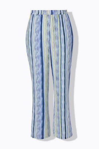 Plus size veliki brojevi Hlače širokih nogavica od muslina za punije