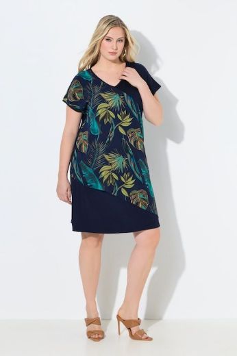Plus size veliki brojevi Haljina elegantna kratkih rukava za punije