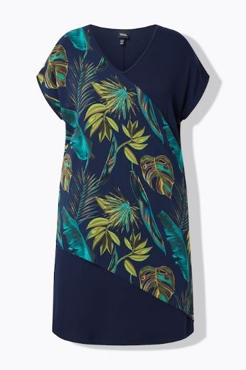 Plus size veliki brojevi Haljina elegantna kratkih rukava za punije