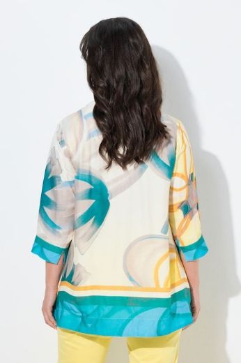 Plus size veliki brojevi Bluza 3/4 rukava od satena za punije