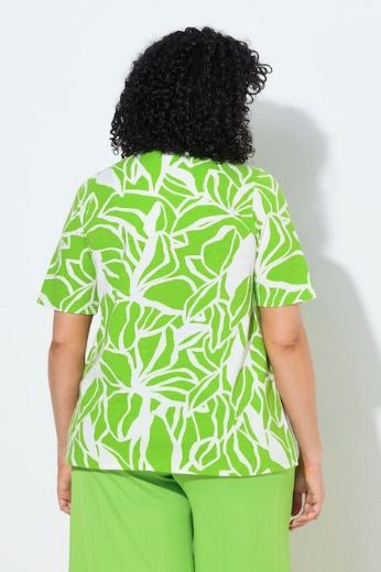 Plus size veliki brojevi Majica kratkih rukava V izreza za punije