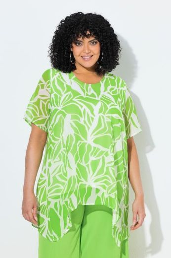 Plus size veliki brojevi Majica kratkih rukava okruglog izreza za punije