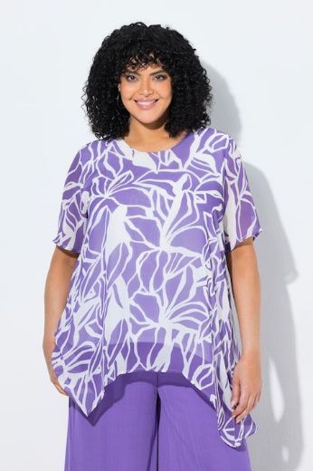 Plus size veliki brojevi Majica kratkih rukava okruglog izreza za punije