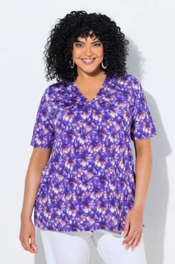 Plus size veliki brojevi Majica kratkih rukava A kroja za punije
