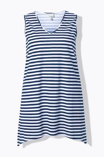 Plus size veliki brojevi Majica bez rukava dužeg kroja za punije