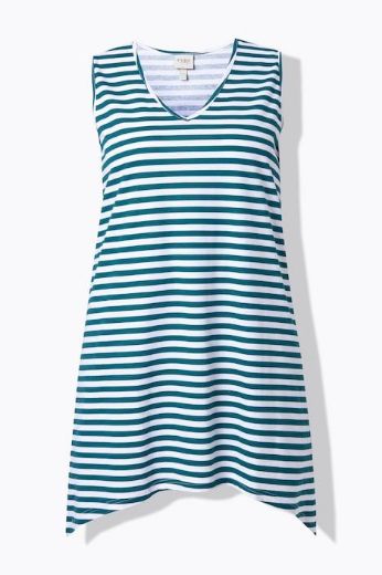 Plus size veliki brojevi Majica bez rukava dužeg kroja za punije