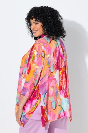 Plus size veliki brojevi Bluza 3/4 rukava A kroja za punije