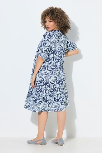 Plus size veliki brojevi Haljina kratkih rukava za punije