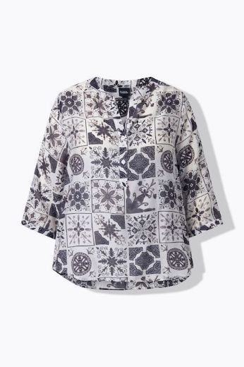 Plus size veliki brojevi Tunika 3/4 rukava za punije