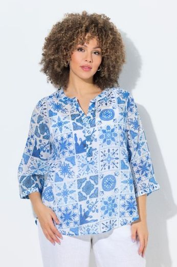 Plus size veliki brojevi Tunika 3/4 rukava za punije