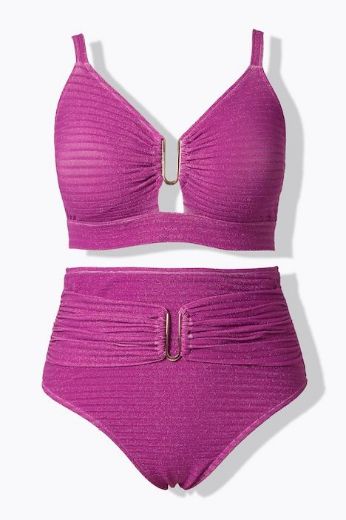 Plus size veliki brojevi Kupaći kostim dvodijelni za punije