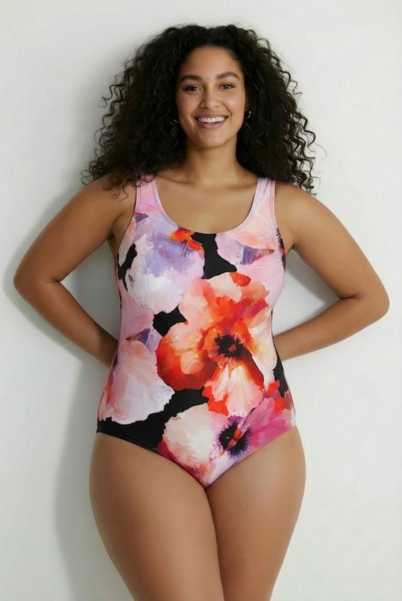 Plus size veliki brojevi Kupaći kostim jednodijelni mekanih košarica za punije