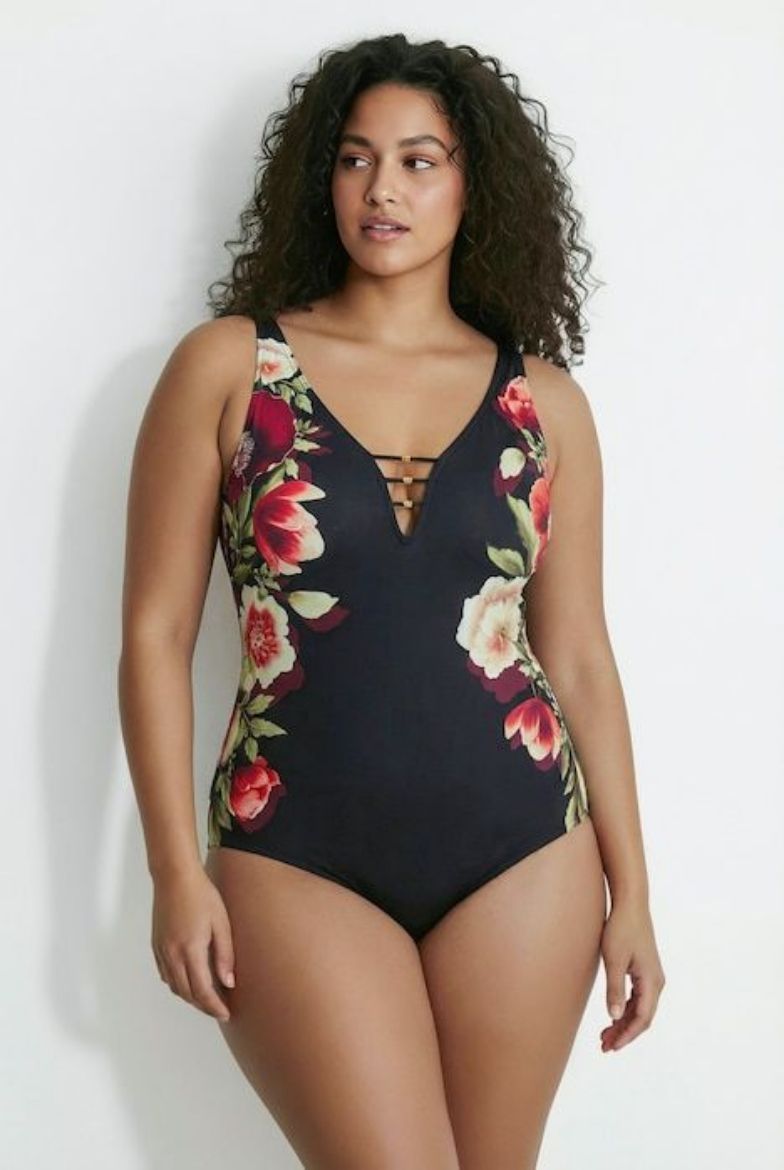 Plus size veliki brojevi Kupaći kostim jednodijelni mekanih košarica za punije