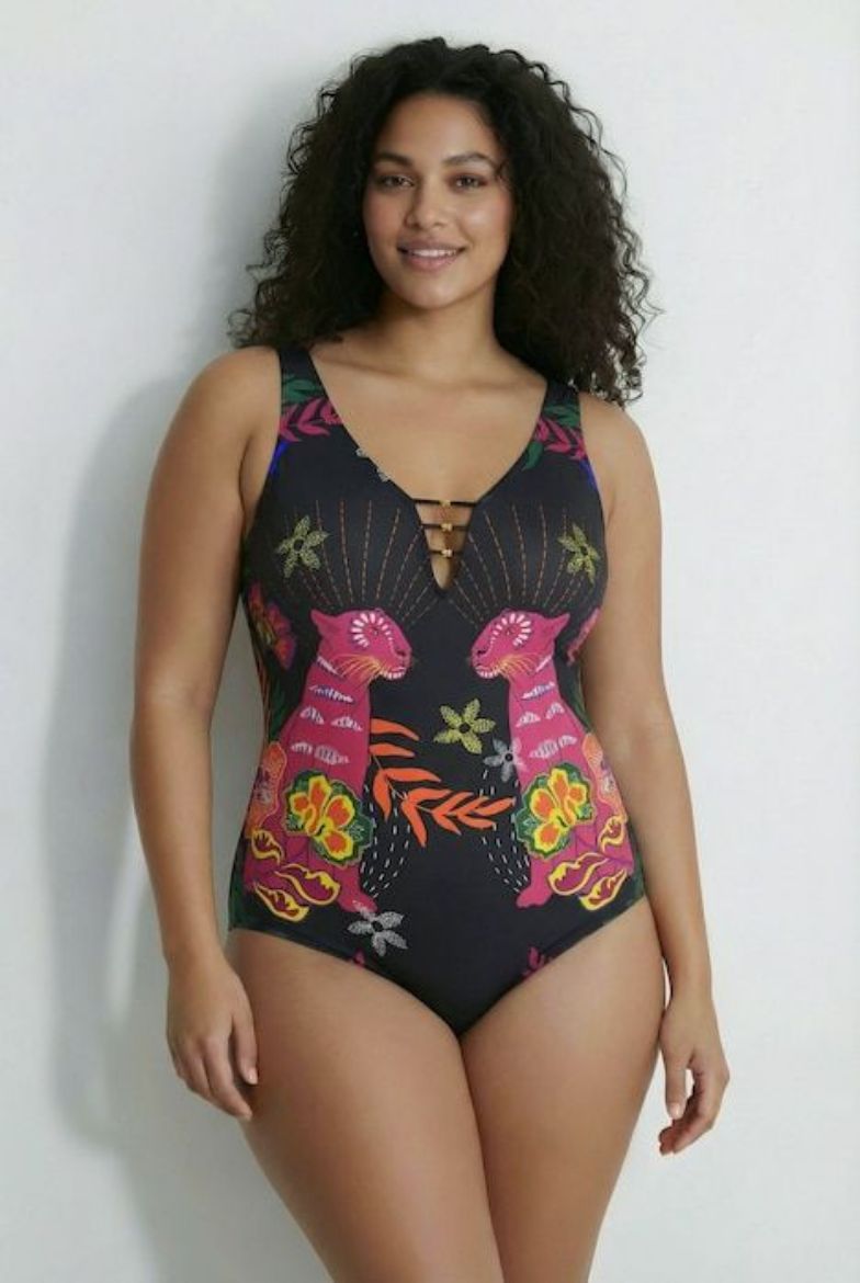Plus size veliki brojevi Kupaći kostim jednodijelni mekanih košarica za punije