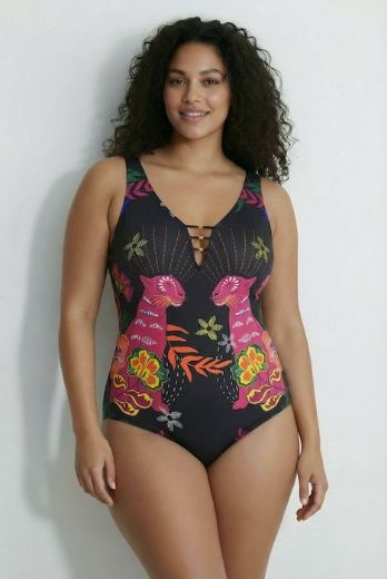 Plus size veliki brojevi Kupaći kostim jednodijelni mekanih košarica za punije