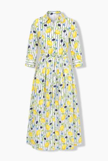 Plus size veliki brojevi Haljina maxi s kragnom rukavi 3/4 za punije