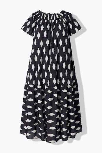 Plus size veliki brojevi Haljina maxi kratkih rukava otkrivenih ramena za punije