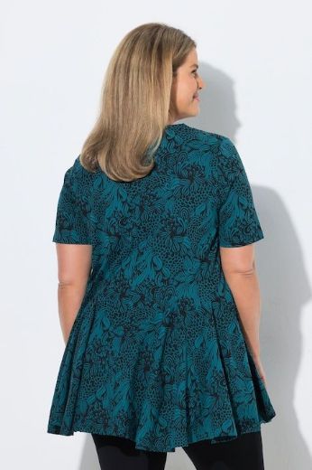 Plus size veliki brojevi Majica kratkih rukava dužeg kroja za punije