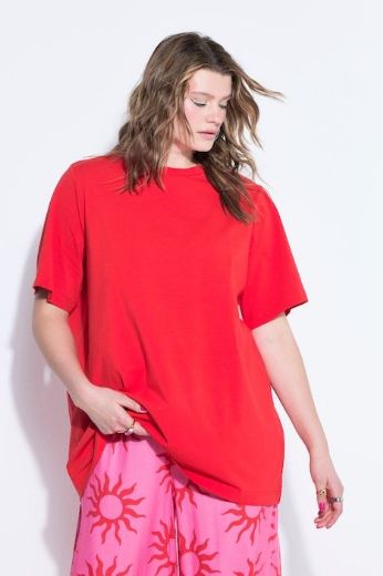 Plus size veliki brojevi Majica dugi model kratkih rukava za punije