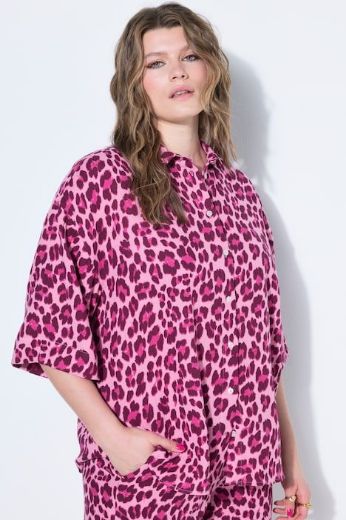 Plus size veliki brojevi Bluza od muslina šireg kroja za punije