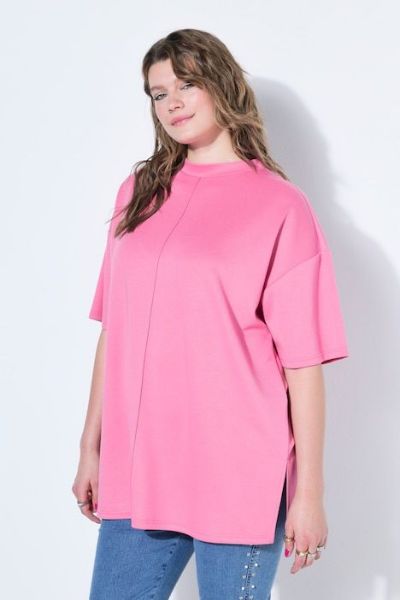 Veliki brojevi Bluza kratkih rukava šireg kroja moda za punije
