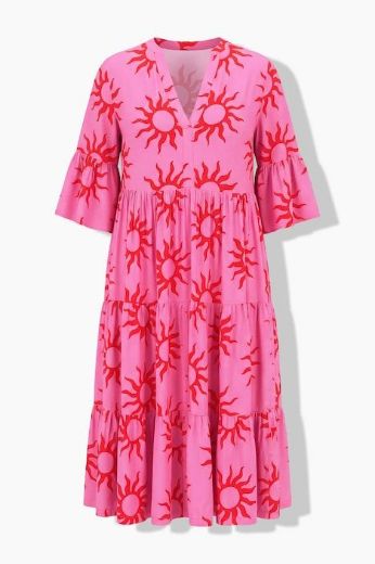 Plus size veliki brojevi Haljina midi A kroja za punije