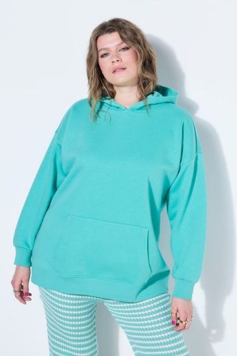 Plus size veliki brojevi Majica dugih rukava s kapuljačom šireg kroja za punije