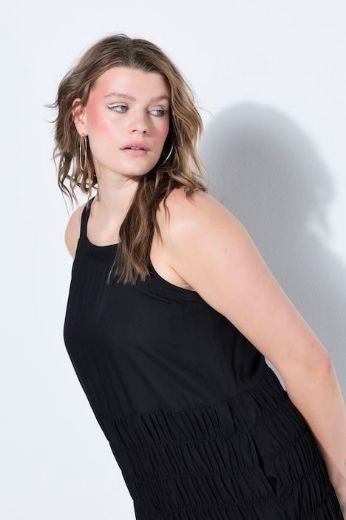 Plus size veliki brojevi Haljina midi bez rukava A kroja za punije
