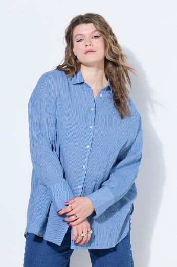 Plus size veliki brojevi Košulja dugih rukava šireg kroja za punije