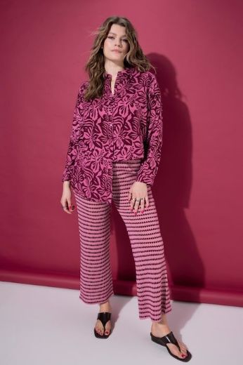 Plus size veliki brojevi Hlače širokih nogavica elastičnog struka za punije
