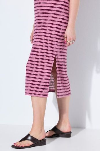 Plus size veliki brojevi Haljina midi bez rukava za punije