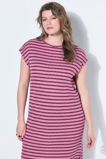 Plus size veliki brojevi Haljina midi bez rukava za punije