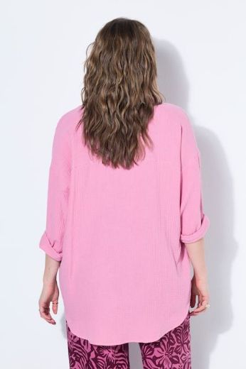 Plus size veliki brojevi Bluza šireg kroja od muslina za punije