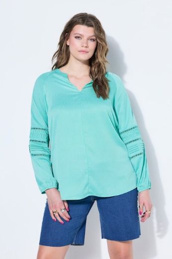 Plus size veliki brojevi Majica dugih rukava A kroja za punije