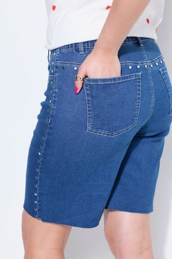 Plus size veliki brojevi Hlače traper kratkih nogavica za punije
