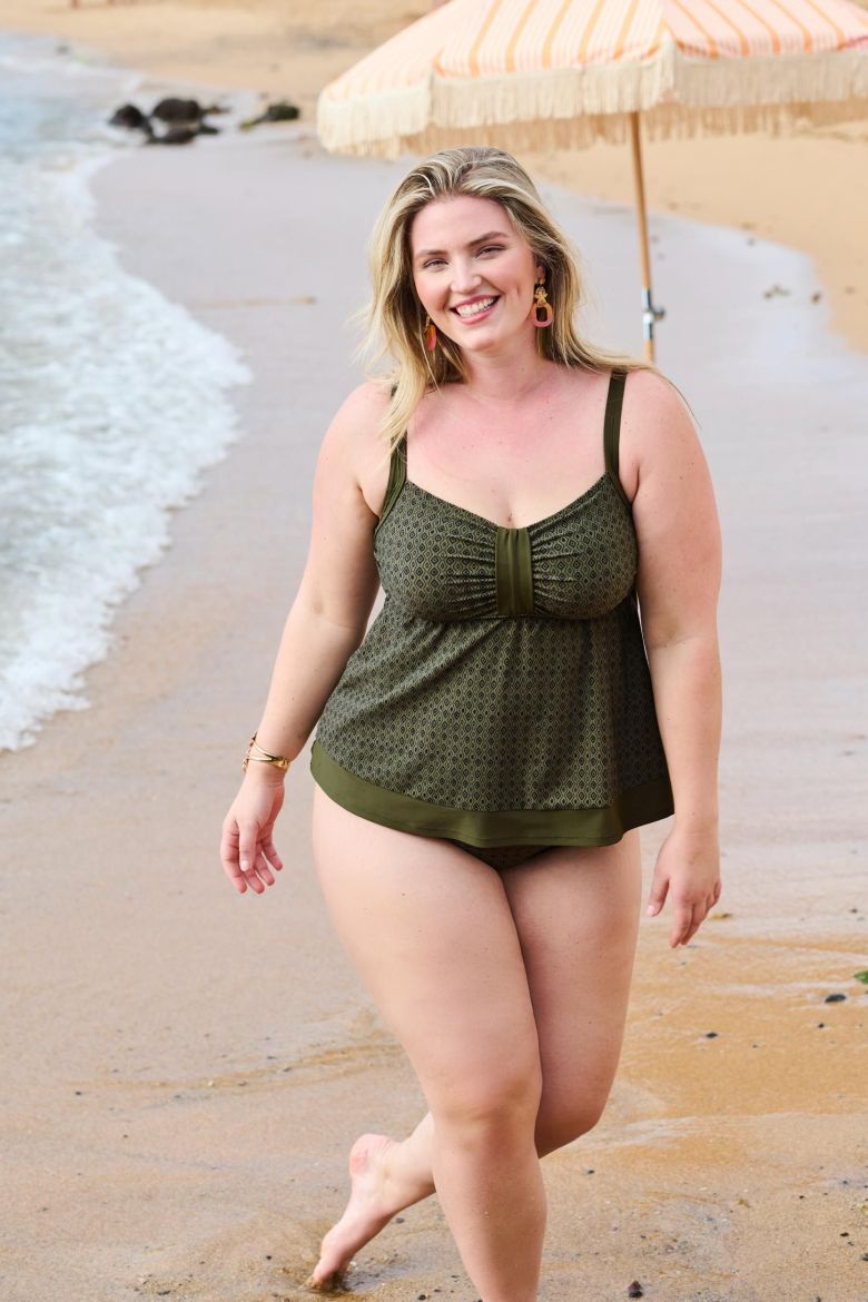 Plus size veliki brojevi Kupaći kostim tankini mekanih košarica za punije