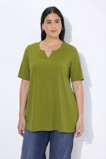 Plus size veliki brojevi Majica A kroj V ovratnik za punije