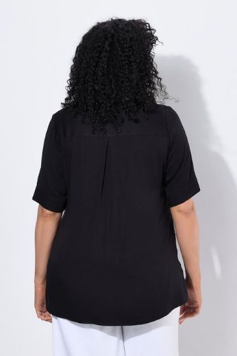 Plus size veliki brojevi Bluza kratkih rukava s okruglim izrezom za punije