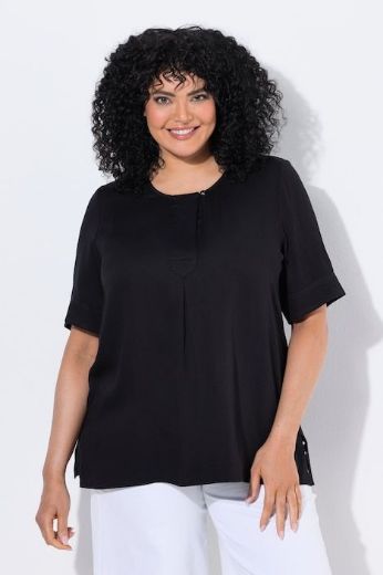 Plus size veliki brojevi Bluza kratkih rukava s okruglim izrezom za punije