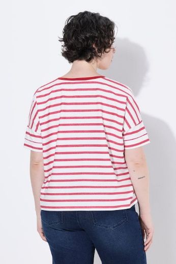 Plus size veliki brojevi Majica kratkih rukava V ovratnika za punije