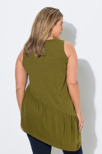 Plus size veliki brojevi Majica bez rukava A kroja za punije