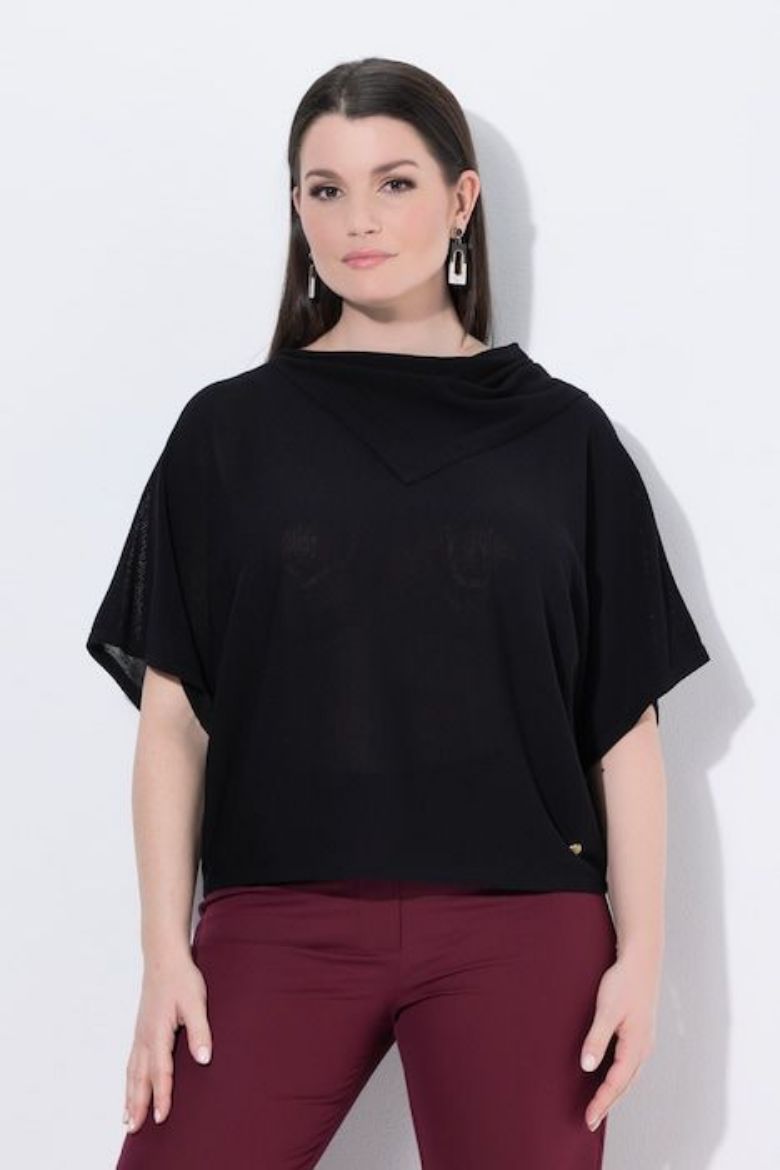 Plus size veliki brojevi Pulover polu rukava za punije