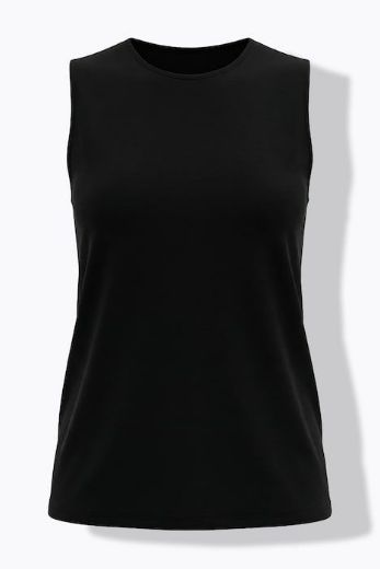 Plus size veliki brojevi Top rebrastog uzorka za punije