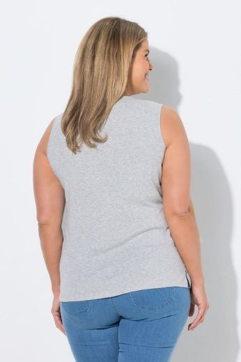 Plus size veliki brojevi Top rebrastog uzorka za punije